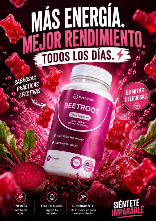 Gomitas de Remolacha (Beetroot) Rosabella