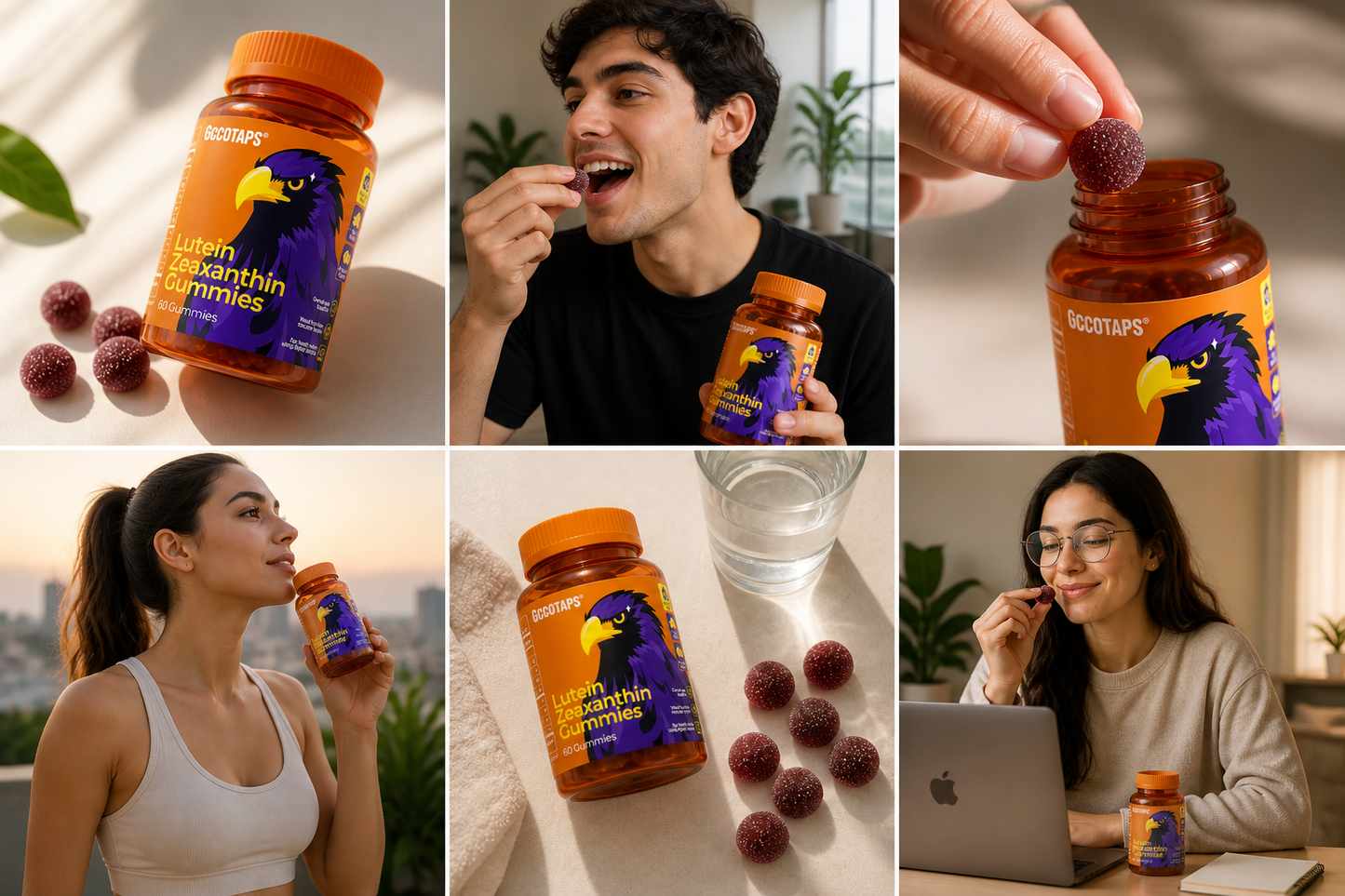 Protege tu Visión y Vive Sin Límites - Gomitas con Luteína y Zeaxantina