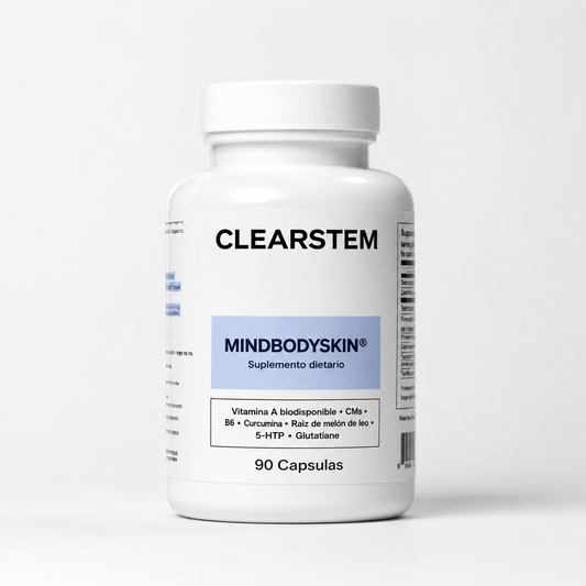 Clearstem — Suplemento Avanzado para Piel Sin Acné, Poros Limpios y Tono Uniforme